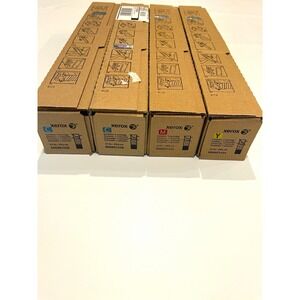Xerox Genuine 2/Cyan 1/Magenta 1/Yellow Toner 006R01456/55/54 WC 7120-7225i.Qty4